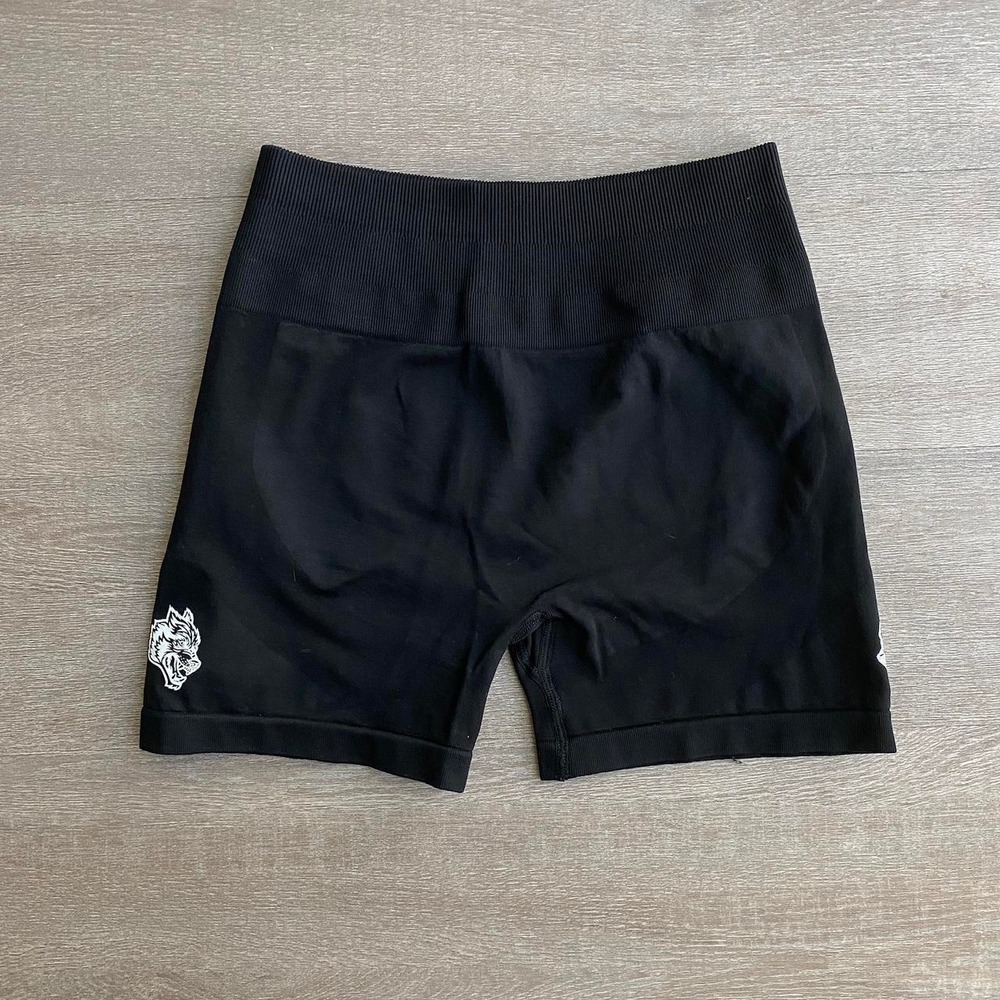 Darc Sport Wolves Forever Seamless Everson "Training" Shorts Black Womens Medium